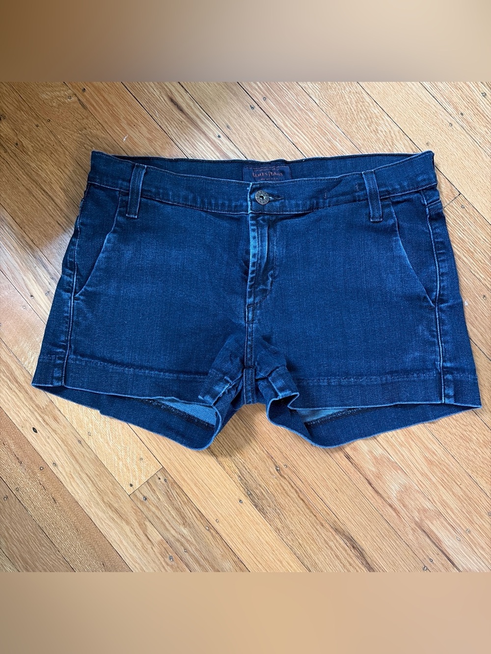 James Jeans Blue Stretch Denim Shorts